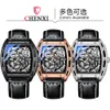 CHENXI 8265 Nieuwe Business Cool Kalender Wijnemmer heren Nachtlampje Waterdicht Live Quartz Horloge Echte Fabriek Beroemde Merk