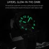 2023 Chenxi Mens Top Brand Black Silicone Strap Sports Military Watch Men Waterproof Watches Stopwatch Moon Phase