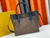 M53826 Kalfsleer dames klassieke merken On My Side schoudertassen luxe ontwerpers handtassen portemonnees bloempatroon leer dame mode crossbody tas