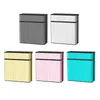 Innovative Smoking Colorful ABS Aluminium Cigarette Cases Storage Box Herb Tobacco Exclusive Flip Cover Spring Opening Housing Moistureproof Seal Stash Case