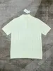 2024 Spring New Mens Designer Designer Luxury Knitwear Polo Tshirts ~ Poloshirt de taille US ~ Nouveau design Tops Poloshirts à manches courtes