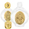 Vase4 PCS Holy Water Bottle Wedding Decorations Containers Glass Bottles Partyは小さな旅行フォントホーム