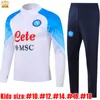 3xl 24 25 SSC Napoli Maradona Tracksuits Hoodies Burlon Maglietta Da Calciatore Osimhen Insigne 2023 2024 SSC Naples Traning Suit Survetement Uniform Jogging Coat