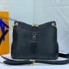 Borsa di marca Borse a tracolla casual Odeon MM da donna classiche di alta qualità Tela all'interno REALE pelle marrone Fiore da donna Borse a tracolla Borsa a tracolla Borse firmate