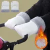 Детали коляски, теплая удобная ручная муфта для зимы, водонепроницаемые ветрозащитные перчатки, одежда для детской коляски