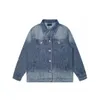 Zomer Eity Viutonity Merk Designer Mode Fiess Sportkleding Loose Fit Denim Print Heren Slijtage Varsity Jacket