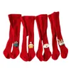 طماق الجوارب العام فتيات ريد كيدز جوارب عيد الميلاد الجوارب الطويلة جوارب طفلة الأطفال الأطفال الداخليين الصغار