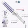 Curling Irons Hair Curler 40mm Curling Irons Negative Ion Ceramic Wand Wave Hair Curler Fast Heating Woman Festival Gift Hair Styling Tool 231021