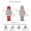 CHENXI nouvelles femmes automatique montre mécanique marque élégante dames horloge or Rose en acier inoxydable étanche montres