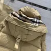 veste homme manteau à capuche vêtements de créateur doudoune costume de pain jacquard légèrement large kaki polyester recyclé vérifier manteau de qualité unisexe