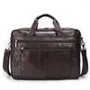 Porte-documents en cuir véritable pour hommes, sac de voyage d'affaires, fourre-tout, grande capacité, sacs à main pour hommes, Style de luxe