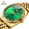 CHENXI – montre-bracelet rétro classique en or pour Couple, cadeau pour amoureux, étanche, à Quartz, ensemble d'horloge, nouvelle collection 2023