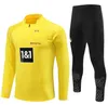 2023 2024 Dzieci i mężczyzna Borussia Dortmund Tracksuit Sets Soccer Reus Bellingham Suit Football Set Setement 22/23/24 Męs