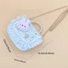 Handbags Kids Plush Purses and Handbags Cute Lace Bowknot Little Girls Princess Messenger Bag Baby Coin Pouch Toddler Purse 231021