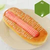 Decorative Flowers Soft Simulation Cakes Model Artificial Foods Fake For Shop Home Dining Table Decoration PU Mini Bread Kitchen Dog DIY