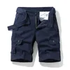 Shorts pour hommes Graffiti Summer Hommes Cargo Coton Coupe décontractée Solide Court 2023 Printemps Pantalons décontractés Vêtements sociaux