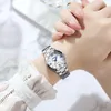 Moda chenxi najlepsza marka mężczyzn Kobiety pełne stali nierdzewne kwarc Sier Wysoka opłacalność prosta para biznesowa zegarek na nadgarstek