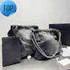 Canal 22 Denim Grand sac à provisions fourre-tout voyage concepteur femme fronde corps le plus cher sac à main avec chaîne en argent Gabrie6