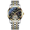 Chenxi 8870 nouvelle horloge d'affaires à la mode hommes en acier inoxydable automatique mécanique Tourbillon hommes montres Reloj Hombre