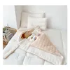 Sovsäckar koreansk stil höst vinter baby barnvagn filt tecknad förtjockad varma quilt väska barn remmar 231109