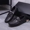 pelle di vitello di qualità originale Scarpe intrecciate in vera pelle da uomo scarpe firmate di lusso scarpe morbide e confortevoli scarpe eleganti da uomo di fascia alta casual scarpe da corsa per auto piatte