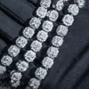 Hiphop American Fashion Hiphop NecklaceFine Jewelry Necklaces 925 Sterling Silver Necklace Zircon Diamond 11mm