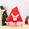 Jul LED -hatt Nytt år söta barn vuxna CAP NAVIDAD BARN GIRL HAT Kostym Santa Claus Xmas Winter Gift Decoration GC2407