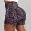 Pantaloncini attivi Leopard Yoga Fitness Donna Push Up Booty Scrunch Leggings Palestra Jogging Collant a vita alta Donna Elastica Sport Sexy