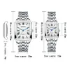 CHENXI 079A hommes et femmes étanche calendrier horloge montre en acier Couple décontracté Quartz montre-bracelet Relogio Masculino