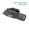 Tactical SF X300 Weapon Light Ultra High Ouput LED Gun Light Pistol Rifle Flashlight Weaver Mount Aluminium Alloy Construction