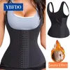 Mulheres Shapers YBFDO Shaper Mulheres Sauna Cintura Trainer Corset Vest Sweat Workout Underbust Modeling Strap Peso Perda Compressão Trimmer 231021