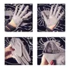 Cycling Gloves Sunscreen Gloves Women's Single Genuine Leather Half-palm Gloves Real Sheepskin Stage Show Driving gloves No Lining 231021