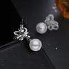 Boucles d'oreilles Emmaya mode simulé perle boucle d'oreille couleur or blanc CZ mariée arrivée nœud papillon tenue décontractée pour les femmes