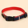 Dog Collars 3 In 1 Jean Adjustable Pet Collar Leash Set Supplies Thick Training Walking Lead Traction Nylon Harness S-XL