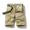 Shorts pour hommes Graffiti Summer Hommes Cargo Coton Coupe décontractée Solide Court 2023 Printemps Pantalons décontractés Vêtements sociaux