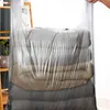 Sacs de rangement en plastique pour vêtements, 10 pièces/lot, housse anti-poussière pour couette, sacs de rangement pour vêtements, manteau, bagages, grand support d'emballage