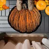 Mattor Thanksgiving Pumpkin Mattor Non Slip Washable Welcome Door Mat för hem Badrumsimitation Cashmere Xmas Party Doormats