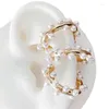 Boucles d'oreilles à dos 5 paires, Clips d'oreille en forme de C, non percés pour femmes, bijoux cadeau 30490