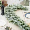 1pc Decorazione artificiale per camino albero di Natale, Decorazione natalizia LED Rattan Ghirlanda Ghirlanda Luce Porta Ornamenti appesi
