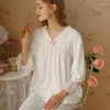 Mulheres sleepwear sleep lounge chegada mulheres pijamas define sexy dormir wear manga longa tamanho m l xl