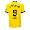 2023 REUS camisa de futebol 2024 temporada HALLER 2023 2024 camisa de futebol de futebol MALEN MOUKOKO HUMMELS BRANDT perigo YEYNA homens crianças kit especial todo preto