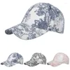 Casquettes de baseball Printemps Été Sport de plein air Casquette de baseball pour hommes Femmes Mode Fleurs et arbres Imprimer Unisexe Réglable Rétro Hip Hop Chapeau