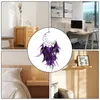 Tapestries Moon Dream Catcher Feather Crescent Ornament Handwoven Bohemian Exquisite Wall Decor For Party