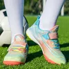 Sneakers Kids Football Boots Soccer Shoes TF Grass Anti-Slip Training Cleats Football Futsal Sneaker Child's Sports Footwear Storlek 30-39 231021