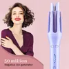 Curling Irons Automatic Hair Curler Stick Negative Ion Electric Ceramic Curler Fast Heating Rotating Magic Curling Iron Hair Care Styling Tool 231021