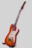 Sklep niestandardowy Stevie Ray Vaughan SRV numer jeden Hamiltone Cherry Sunburst Electric Guitar Bookmatched Curly Maple Top Flame MA 8380