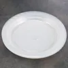 Wykonalne zastawy stołowe AT69 -100PCS przezroczyste plastikowe talerze do deserów przystawki do grilla