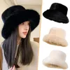 Hats Retro Plush Fisherman Hat Winter Warm Children's Thickened Imitation Fur For And Versatile Japanese Ear Protector Trend