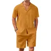 Abbigliamento etnico Abiti africani da uomo Set da 2 pezzi Tuta Camicia a maniche corte e pantaloncini da spiaggia Abiti estivi Dashiki