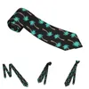 Bow Ties Palm Tree Tropical Wzór krawat unisex poliester 8 cm szyja krawat dla męskich jedwabiu klasyczne akcesoria kravat